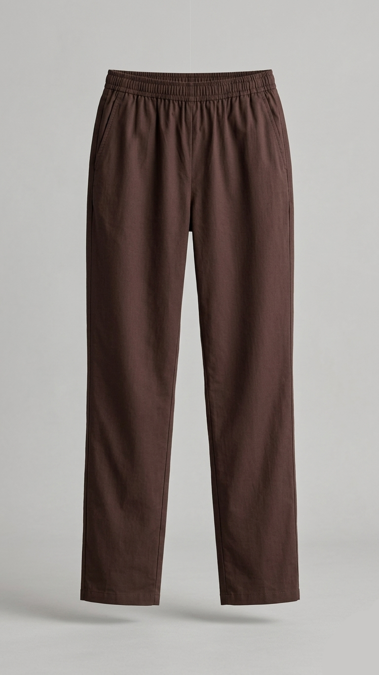 Women’s Straight Fit Cotton Pants – Comfortable Daily Wear