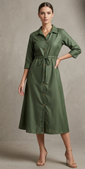 Korean Western Wear Dress – Soft Tissue Fabric Stylish Outfit for Women