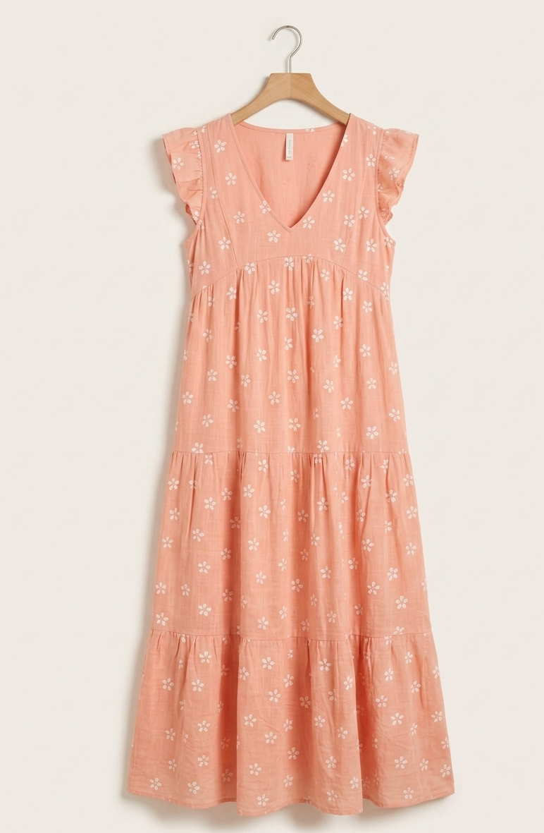 Imported Fabric Floral Romper Dress – Free Size Stylish One Piece
